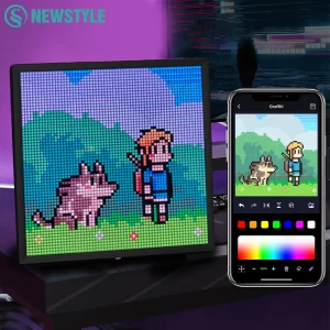 Programmable Pixel Art Display with Bluetooth APP Control