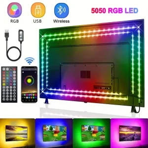 Smart Led Tv Backlight Light  Bluetooth USB