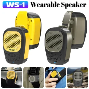 Wearable Bluetooth SpeakerLoud Sound and Deep BassHigh Quality Built-in Mic  Up To 30 Hours Battery Life